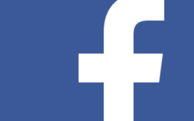 Facebook logo blue